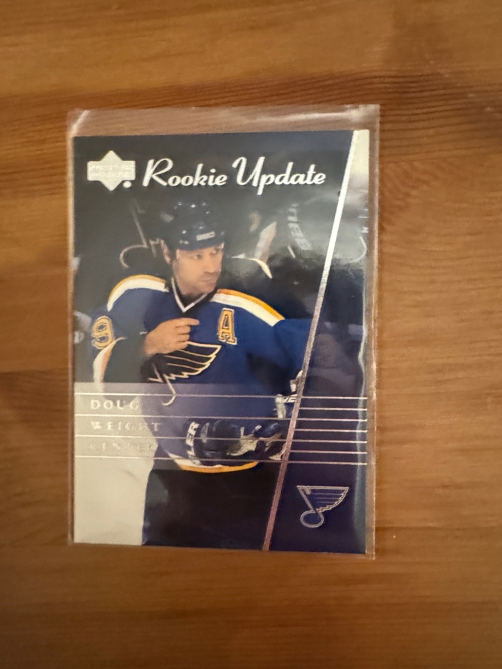 Rookie Update Hockey Card - St. Louis Blues Blue & Yellow
